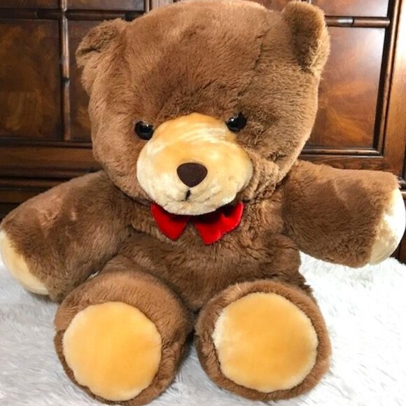 NWOT Gerber TLC 20.5" Bowtie Bear Plush Stuffed Animal - Picture 1 of 10